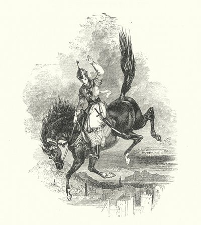 Kouzelný kůň (rytina) od William (after) Harvey