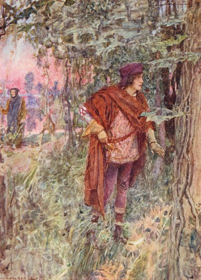 Shakespearův Romeo a Julie: (barevná litografie) od William (after) Hatherell