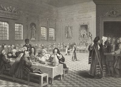 Goodchild in Guildhall - od William (after) Hogarth