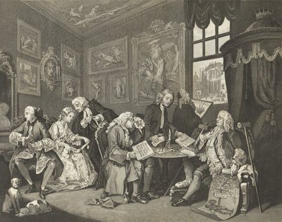 Manželství a la Mode od William (after) Hogarth