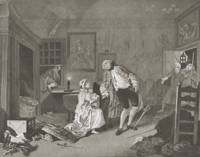 Manželství a la Mode od William (after) Hogarth