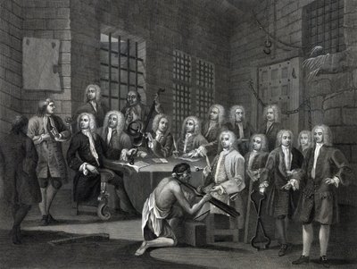 Členové Dolní sněmovny od William (after) Hogarth