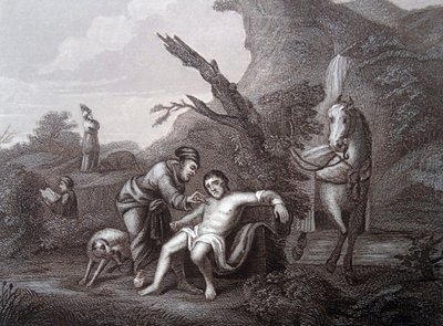 Dobrý Samaritán od William (after) Hogarth