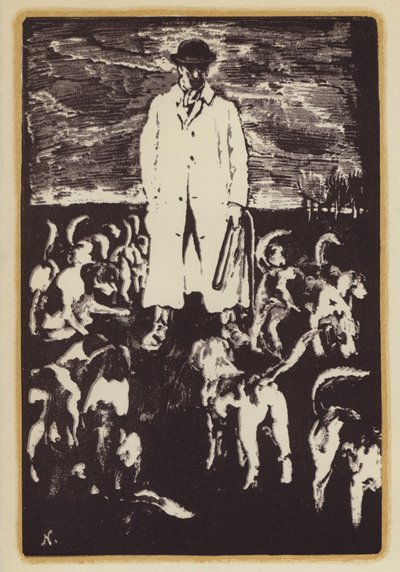 Ilustrace k Memoirs of a Fox-Hunting Man od Siegfrieda Sassoona (dřevořez) od William (after) Nicholson