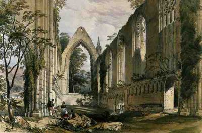 Bolton Abbey, interiér sboru, z 