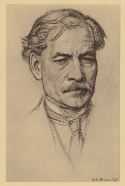 Portrét J. Ramsay Macdonalda (litografie) od William (after) Rothenstein