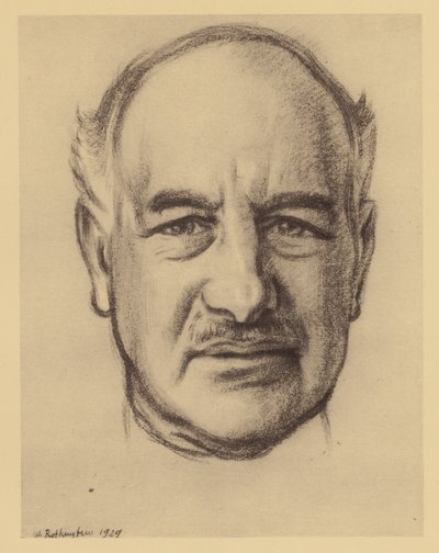 Portrét lorda Melchetta z Landfordu (litografie) od William (after) Rothenstein