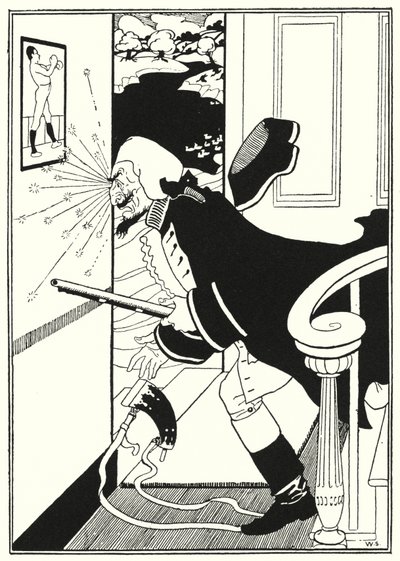 Ilustrace pro Dobrodružství barona Munchausena (rytina) od William (after) Strang