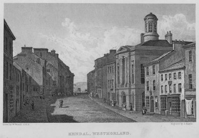Kendal, Westmorland (rytina) od William (after) Westall