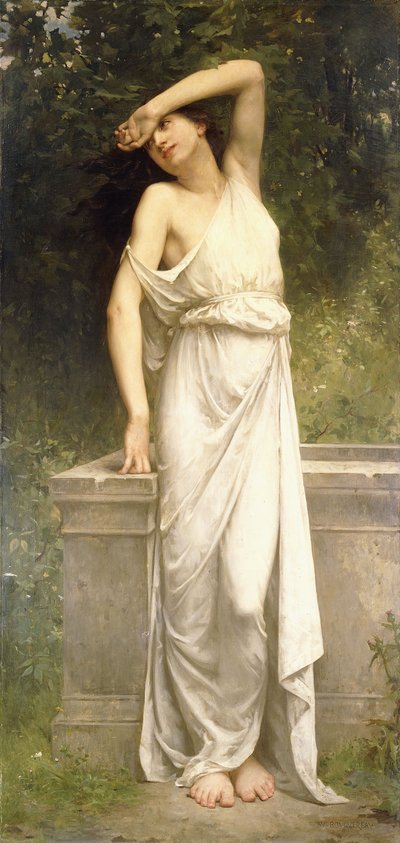 Klasická krása studnou, od William-Adolphe Bouguereau