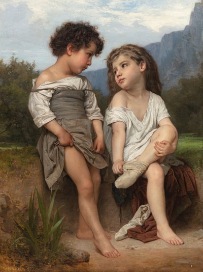 Na okraji potoka od William-Adolphe Bouguereau