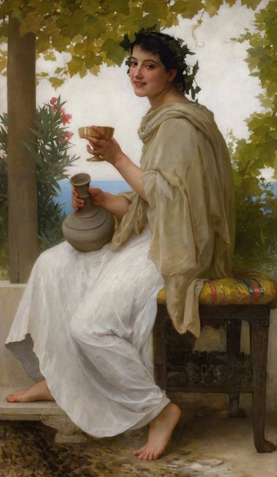 Bacchante od William Adolphe Bouguereau