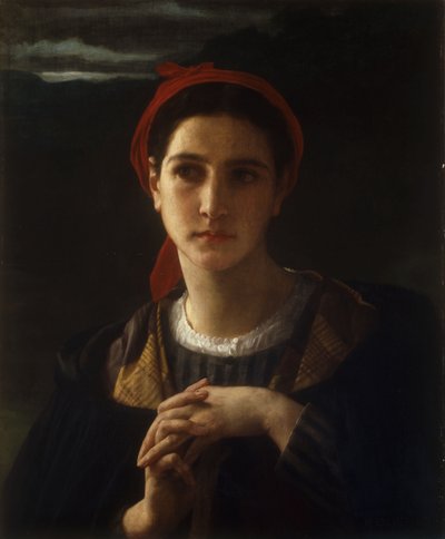 Bergere de Bordelais, 1871 od William Adolphe Bouguereau
