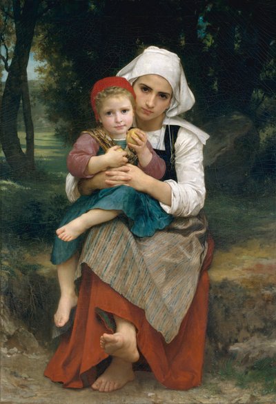 Breton bratr a sestra, 1871. od William Adolphe Bouguereau