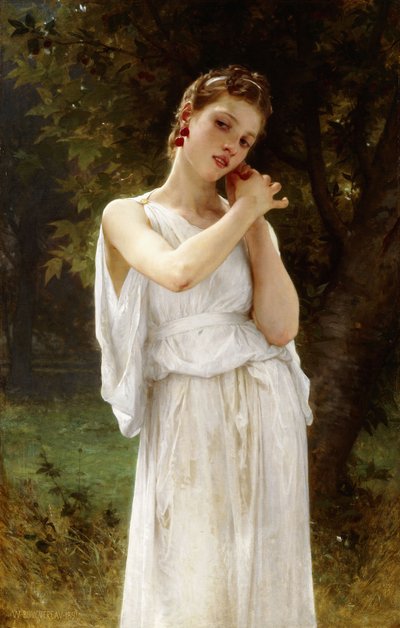 Náušnice, 1891 od William-Adolphe Bouguereau