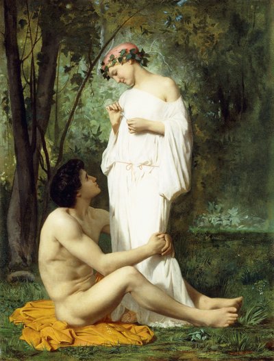 Idyla, 1851-52 od William-Adolphe Bouguereau
