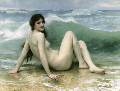 Vlna, 1896 od William-Adolphe Bouguereau