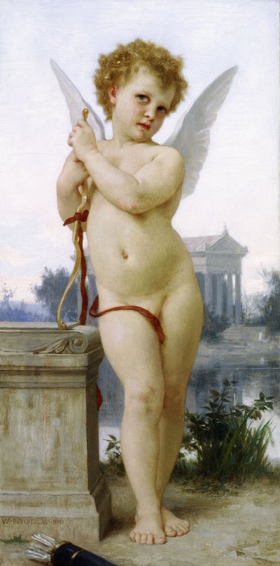 Láska, 1891 od William-Adolphe Bouguereau