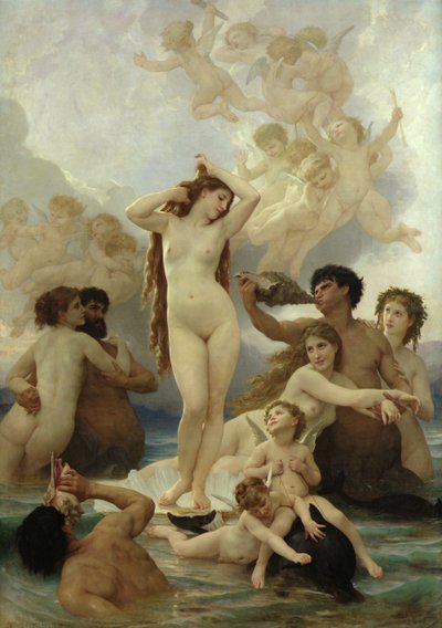 Zrození Venuše od William-Adolphe Bouguereau