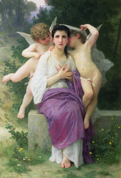 Probuzení srdce, 1892 od William Adolphe Bouguereau
