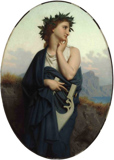 The Muse Philomèle, 1861. od William Adolphe Bouguereau