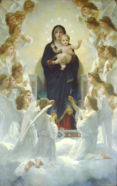 Královna andělů nebo Panna Maria s anděly od William Adolphe Bouguereau