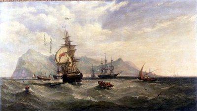 Outward Bound - Vjezd na silnice ve Funchalu, Madeira od William Adolphus Knell