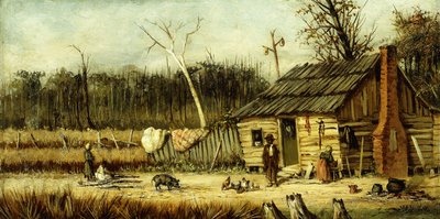 Scéna z kabiny, od William Aiken Walker