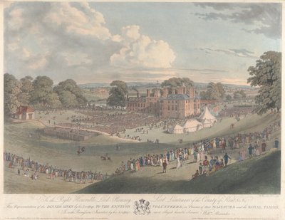 Večeře pro Kentish Volunteers (v Mote, Maidstone) od William Alexander