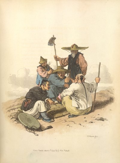 Miehet pelaavat noppaa od William Alexander