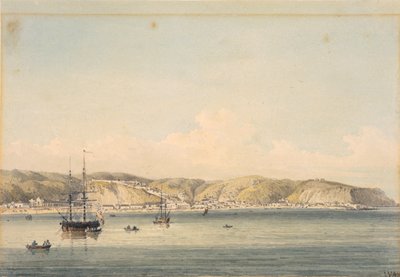 Město Valparaiso na pobřeží Chili od William Alexander