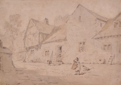 Vesnická scéna, Kent od William Alexander