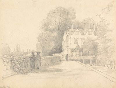 Merton College, Oxford od William Alfred Delamotte