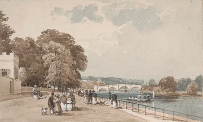 Richmond Bridge od William Alfred Delamotte