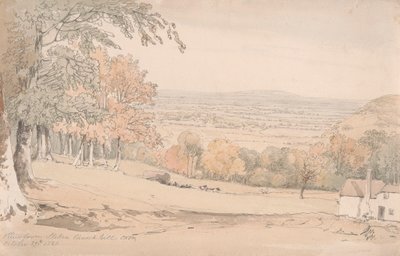 Pohled z Stokenchurch Hill, Buckinghamshire od William Alfred Delamotte