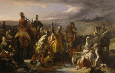 Heroism and Humanity, c.1840 (olej na plátně) od William Allan