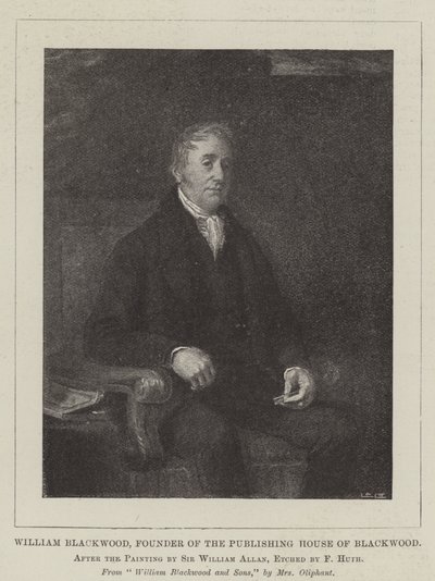 William Blackwood, zakladatel nakladatelství Blackwood od William Allan