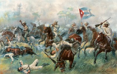Bitva u Desmayo – „kubánská balaklava“ od William Allen Rogers