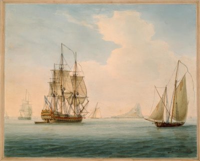 Britský válečný muž / akvarel od W. Andersona, 1804 od William Anderson