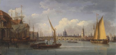 London Bridge, s katedrálou svatého Pavla v dálce od William Anderson