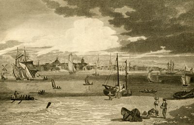 „Pohled na Liverpool, z trajektu, Lancashire“, 1808. od William Angus