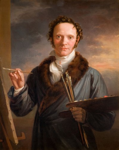 Portrét umělce Autoportrét, 1813-14. od William Armfield Hobday