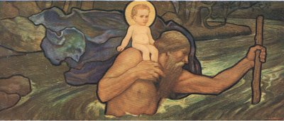 St Christopher, Bibbys Annual, 1916-17 od William Arthur Chase