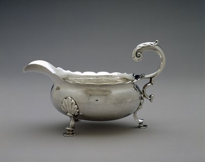Sauceboat, cca 1755-1765 (stříbro) od William Ball