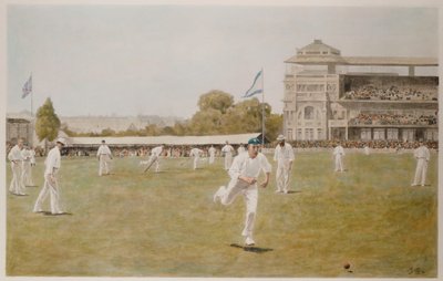 Kriket v Lords od William Barnes (after) Wollen