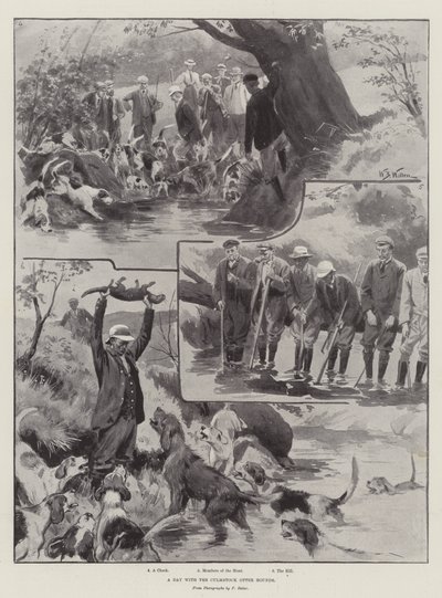 Den s Culmstock Otter Hounds od William Barnes Wollen