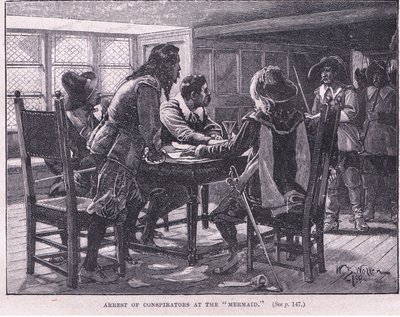 Zatčení spiklenců na mořské panně AD 1658 od William Barnes Wollen