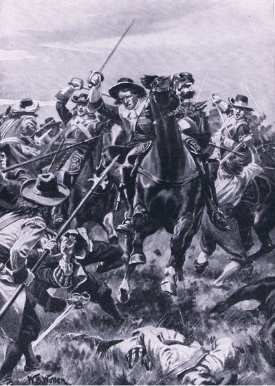 Bitva o Aughrim od William Barnes Wollen