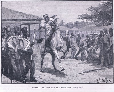 Generál Hearsay a vzbouřenci 1857 našeho letopočtu od William Barnes Wollen