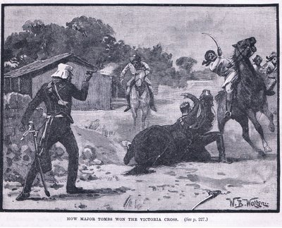 Jak Major Tombs vyhrál Viktoriin kříž 1857 našeho letopočtu od William Barnes Wollen